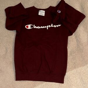 Champion Unisex Maroon Crewneck